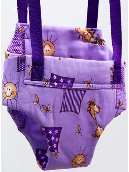 Детские прыгунки-качели 2 в 1 Baby Jamp, на экспандерном шнуре, цвета МИКС