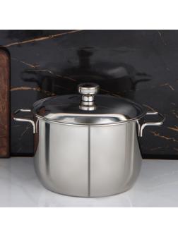 Кастрюля «Классика», 4 л, d=20 см, металлическая крышка