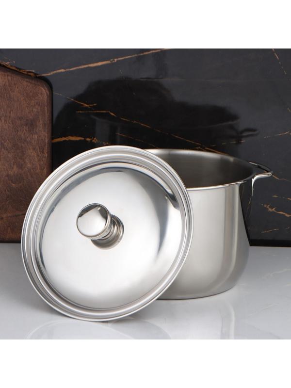 Кастрюля «Классика», 4 л, d=20 см, металлическая крышка