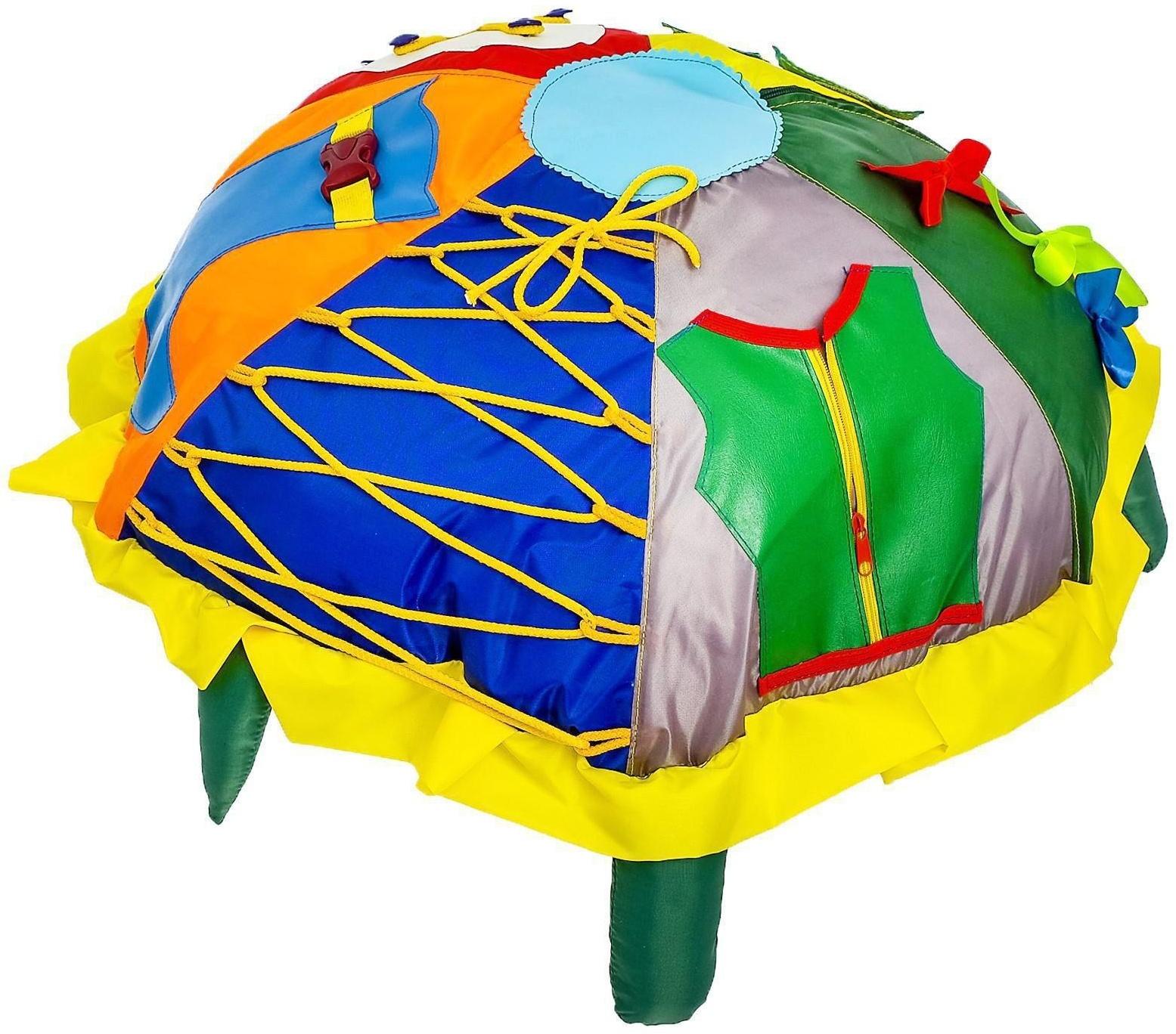 Мягкий модуль «Черепашка» дидактический, МИКС