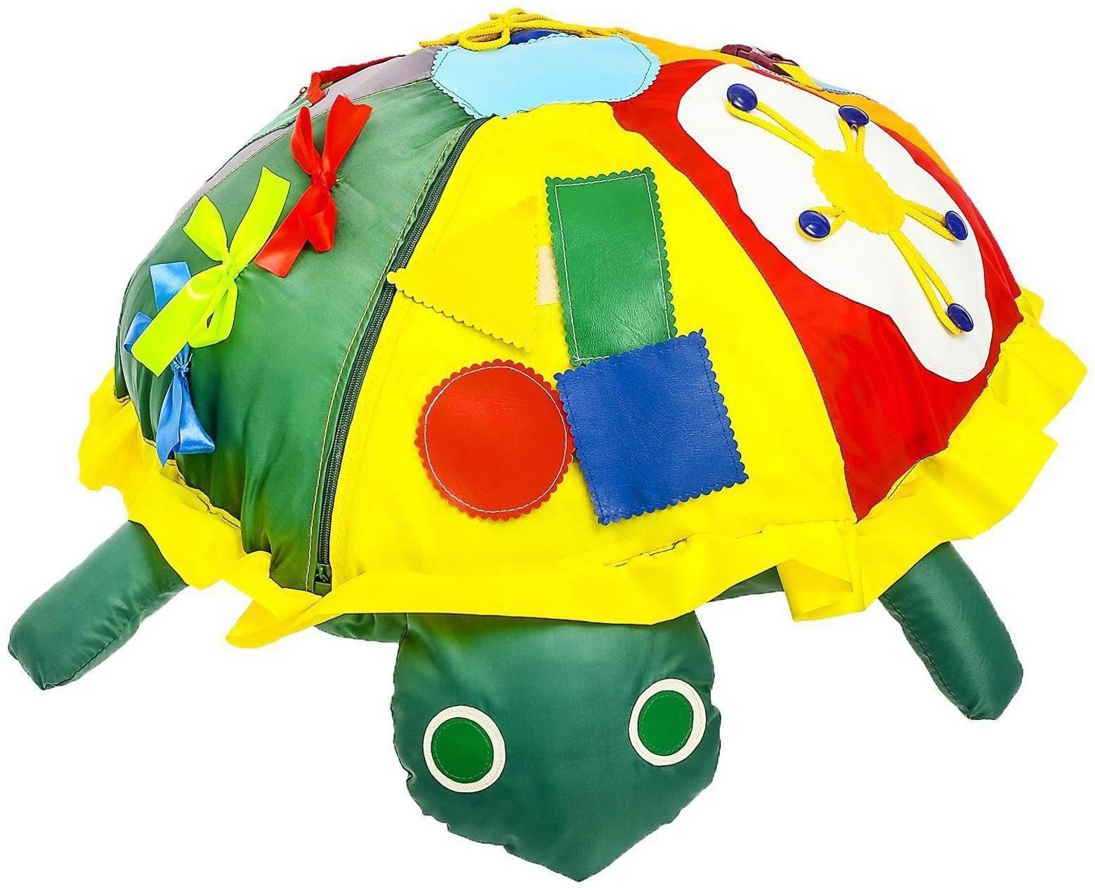 Мягкий модуль «Черепашка» дидактический, МИКС