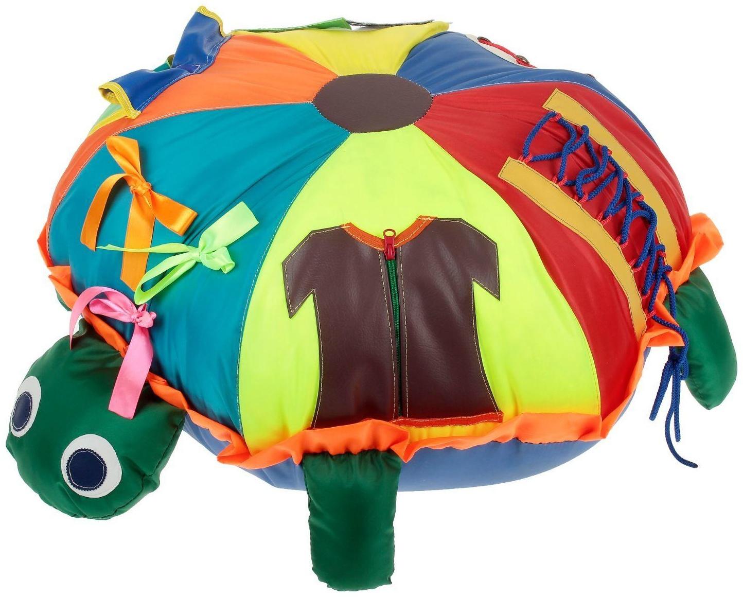 Мягкий модуль «Черепашка» дидактический, МИКС