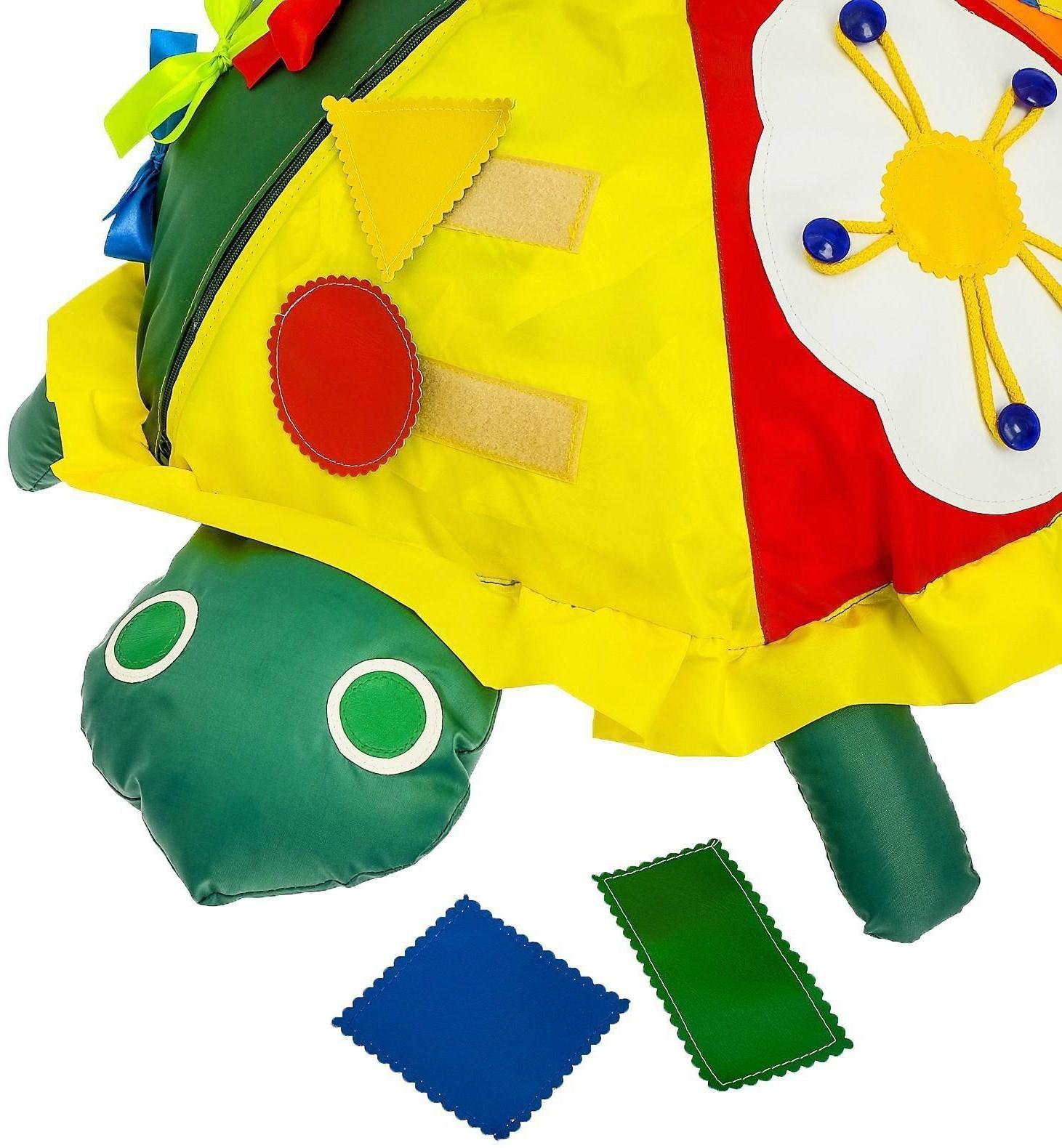 Мягкий модуль «Черепашка» дидактический, МИКС