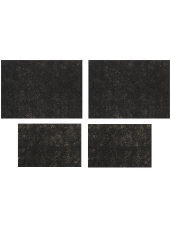 Коврики влаговпитывающие AVS VK-03, 50х38 см, 25х38 см, набор 4 шт