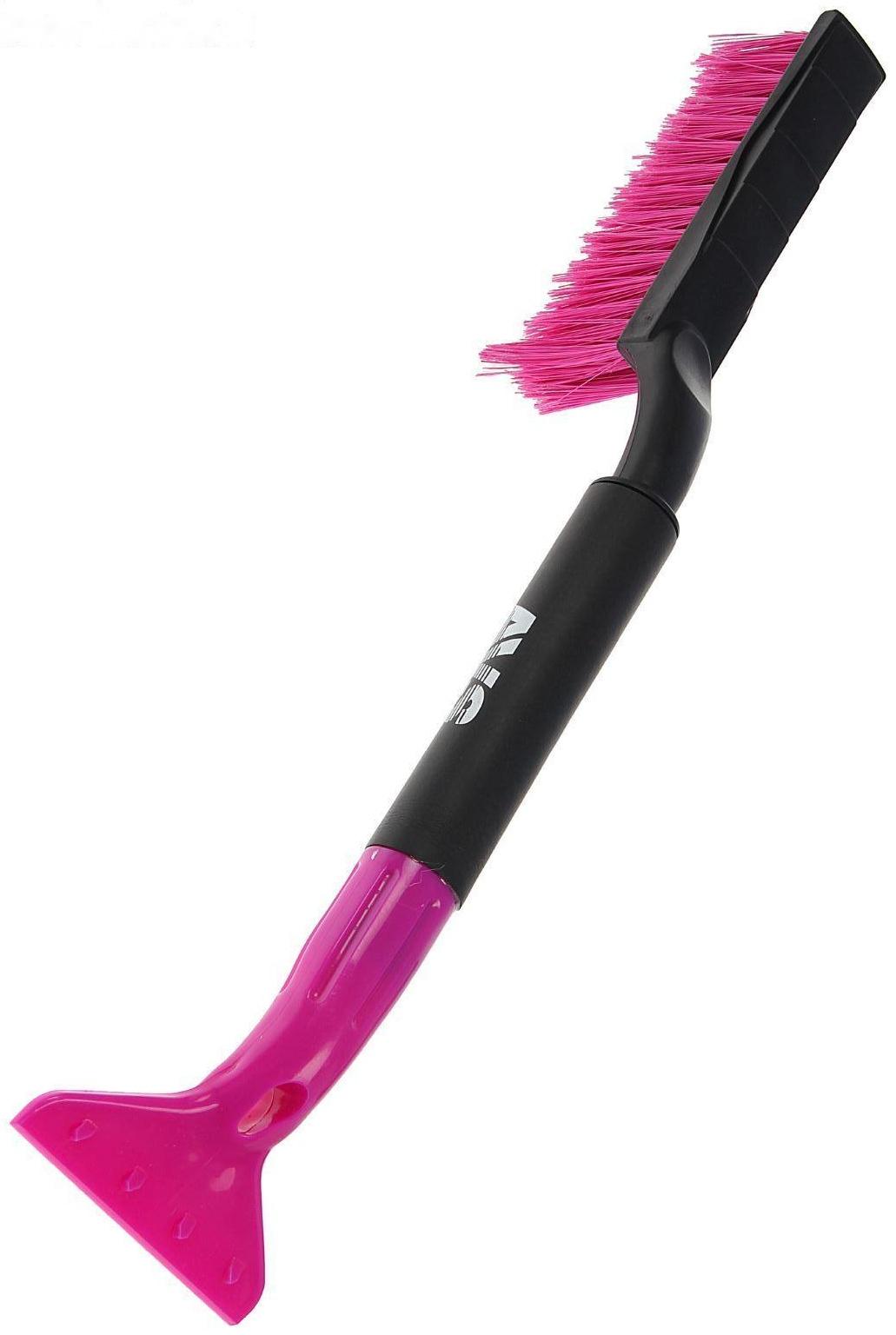 Щётка-скребок AVS WB-6303, 48 cм, мягкая ручка, распушенная щетина