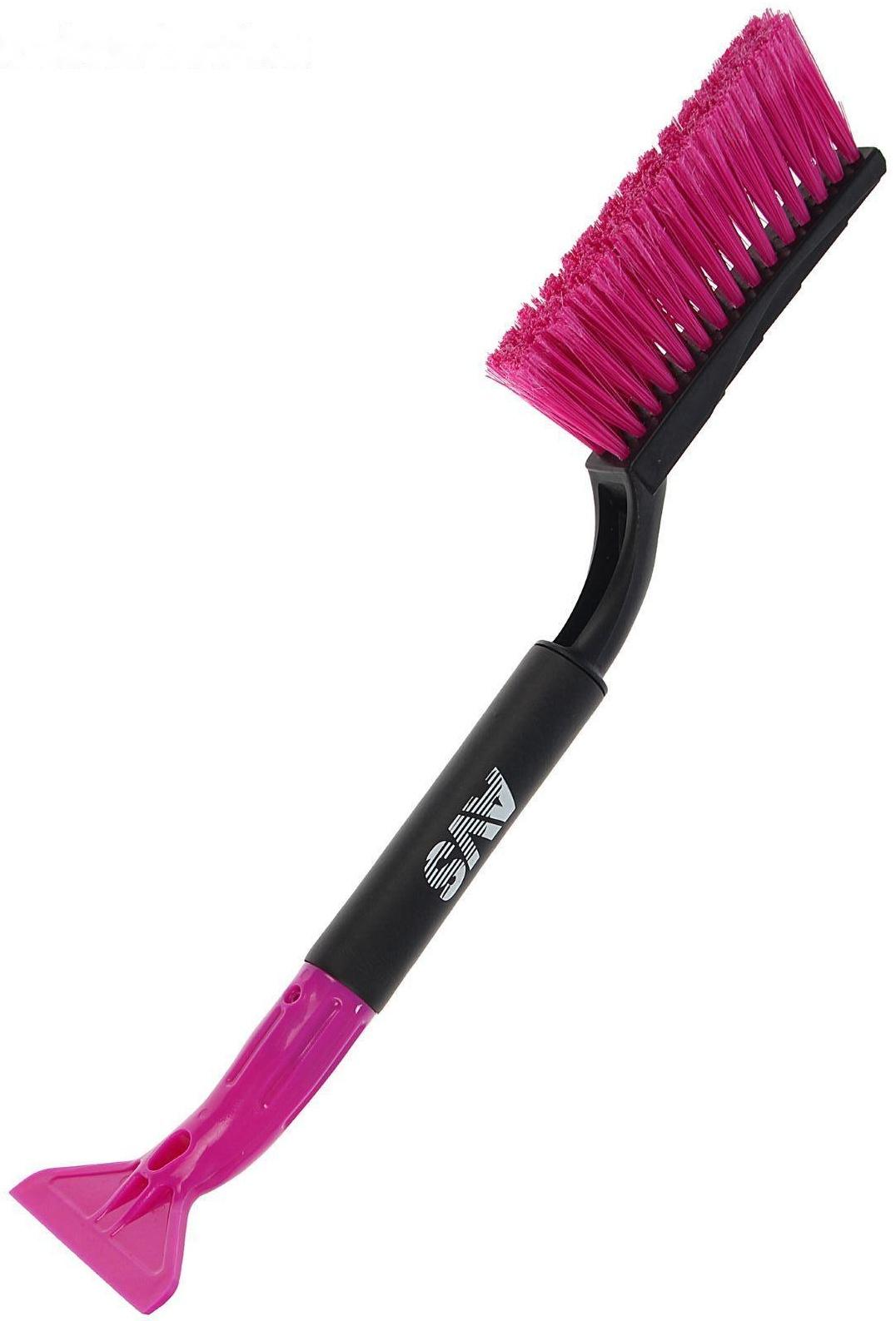 Щётка-скребок AVS WB-6303, 48 cм, мягкая ручка, распушенная щетина