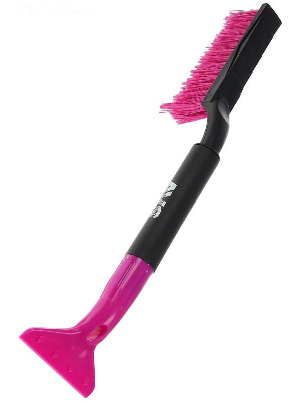 Щётка-скребок AVS WB-6303, 48 cм, мягкая ручка, распушенная щетина