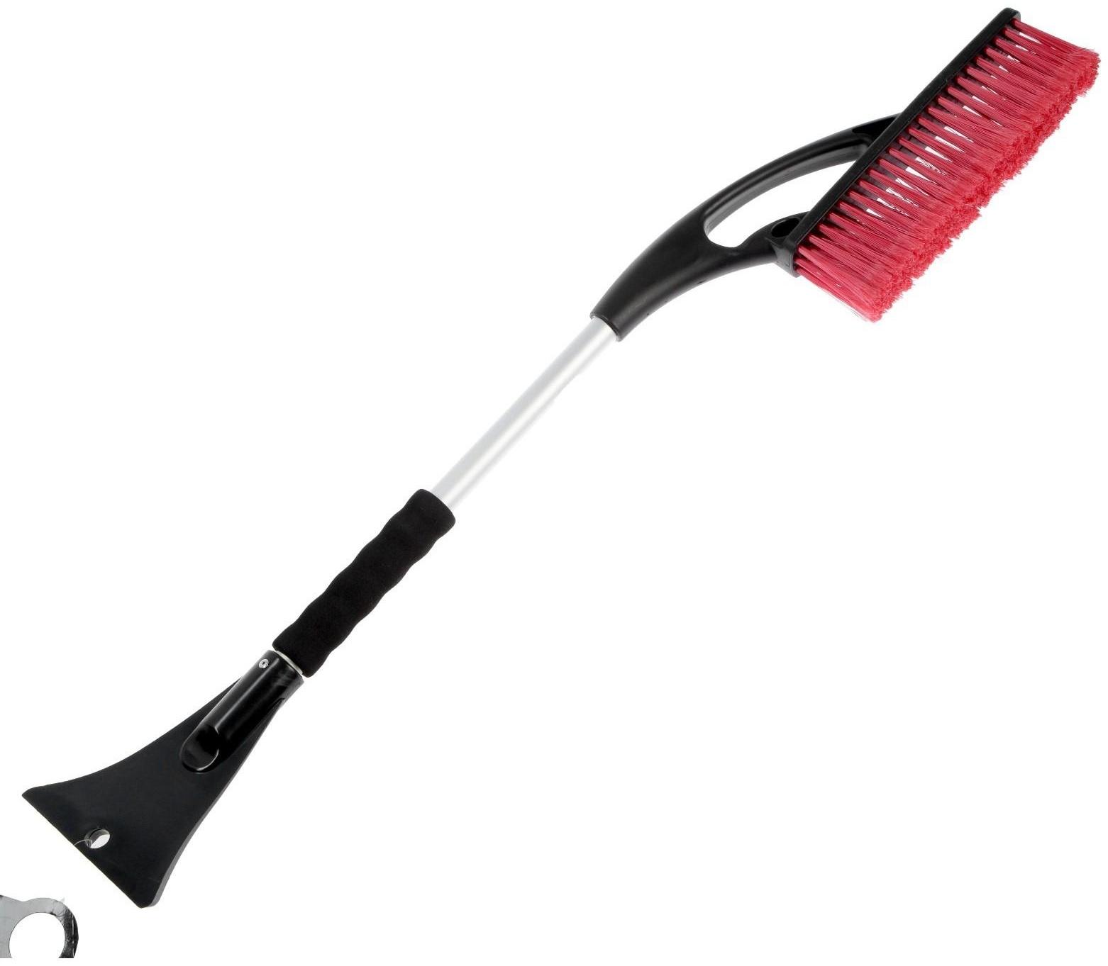 Щётка-скребок AVS WB-6312, 73 cм, мягкая ручка, распушенная щетина