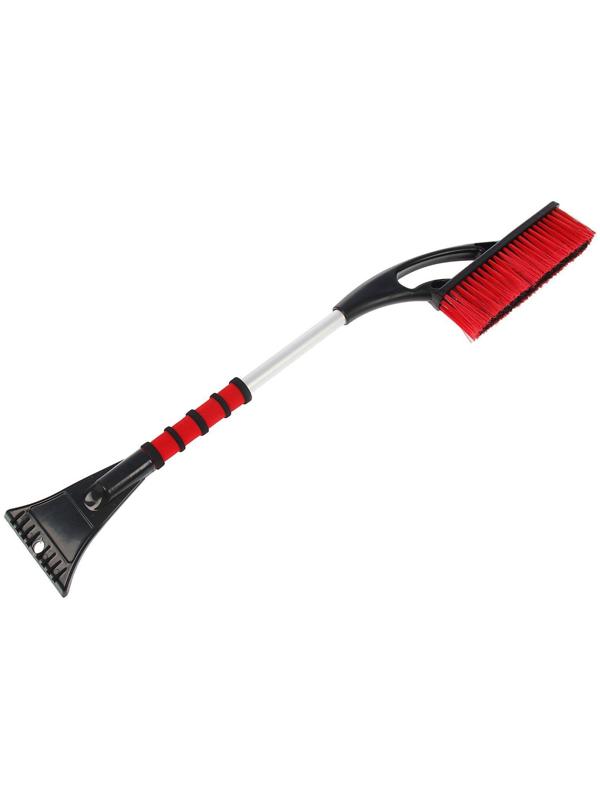 Щётка-скребок AVS WB-6312, 73 cм, мягкая ручка, распушенная щетина