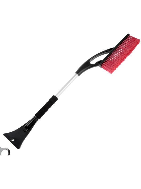 Щётка-скребок AVS WB-6312, 73 cм, мягкая ручка, распушенная щетина