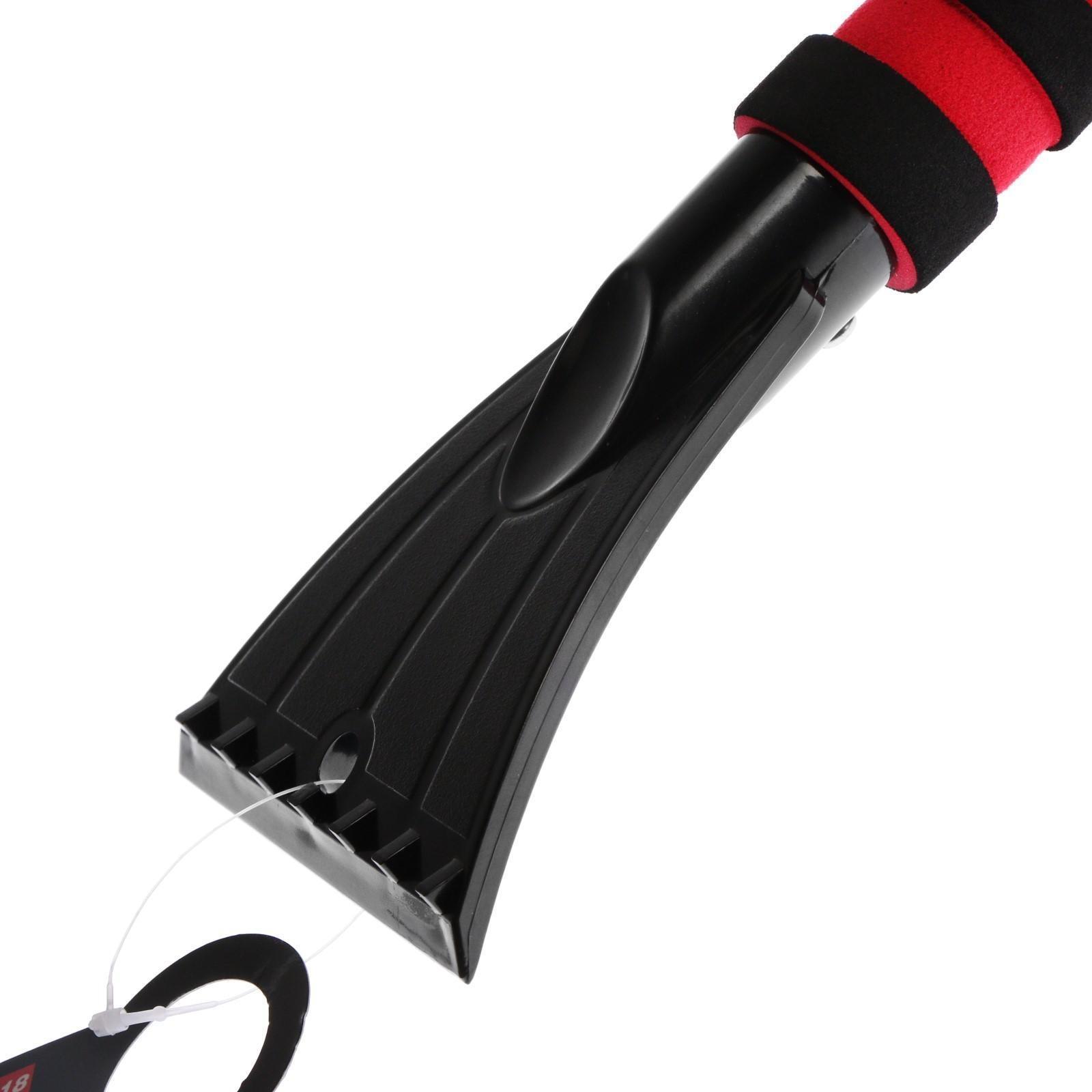 Щётка-скребок AVS WB-6318, 62 cм, мягкая ручка, распушенная щетина