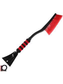 Щётка-скребок AVS WB-6318, 62 cм, мягкая ручка, распушенная щетина