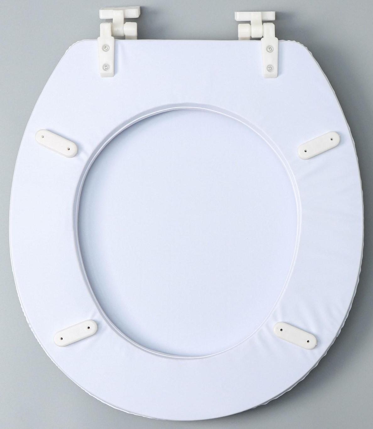 Сиденье для унитаза с крышкой Доляна «Камни дзен», 40×37 см, мягкое