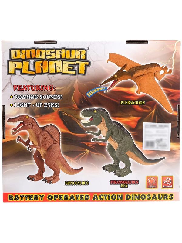Динозавр «Рекс», работает от батареек, световые и звуковые эффекты