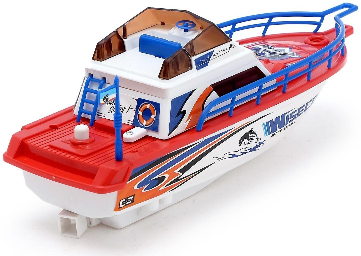 Катер «Морской патруль», работает от батареек