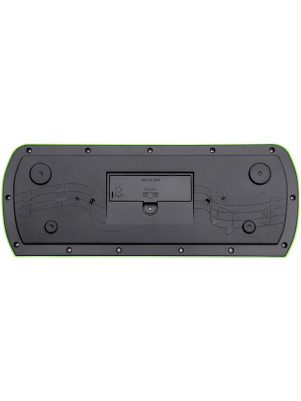 Синтезатор «Музыкант» с микрофоном, цвет зелёный, 32 клавиши