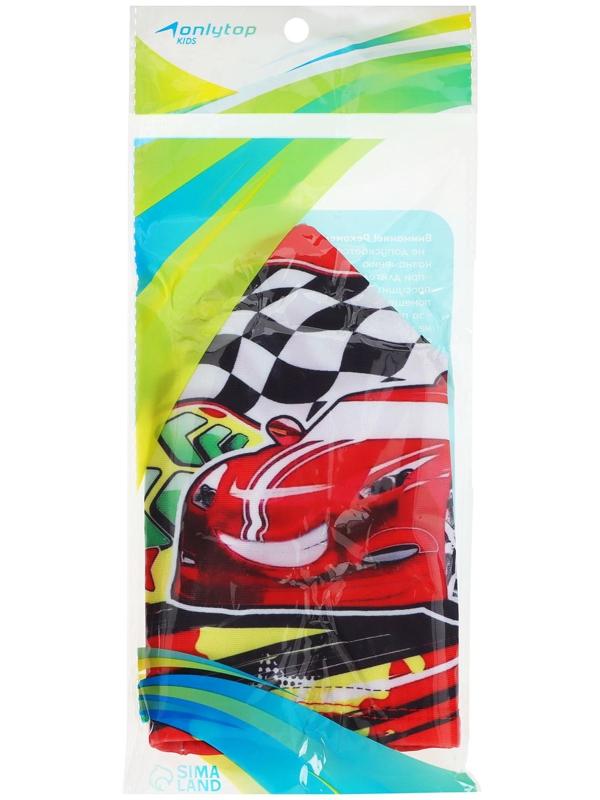 Шапочка для плавания детская ONLYTOP «Чемпион», тканевая, обхват 46-50 см