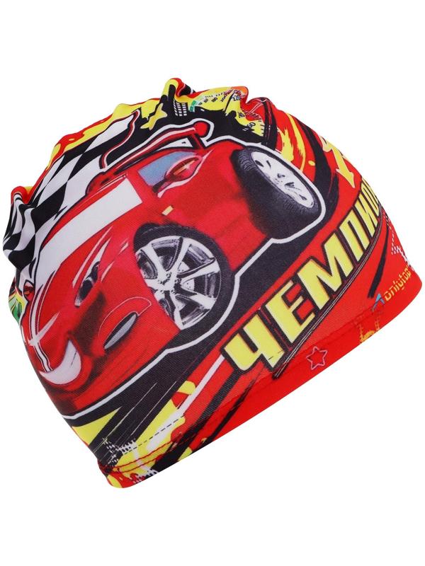 Шапочка для плавания детская ONLYTOP «Чемпион», тканевая, обхват 46-50 см