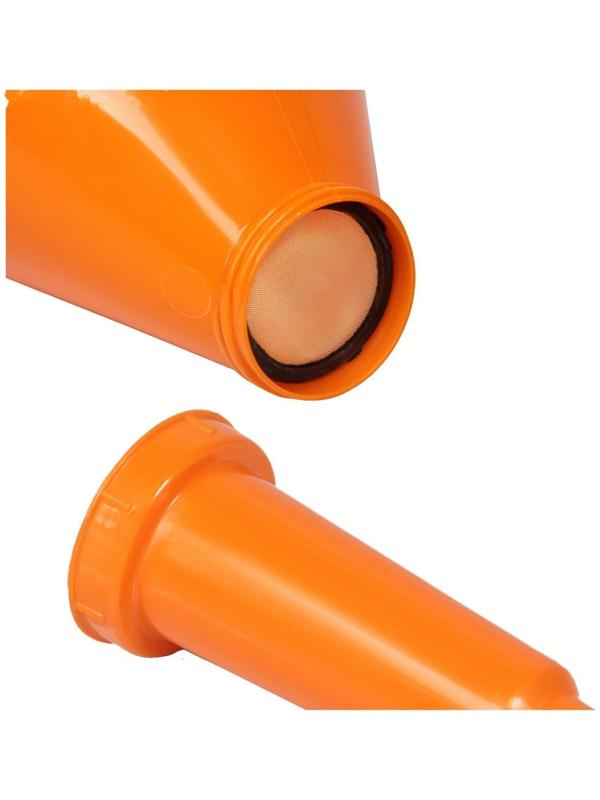 Воронка угловая Airline разборная, латунная сетка, диаметр 120 мм, длина 150 мм APF-04   2654028 166