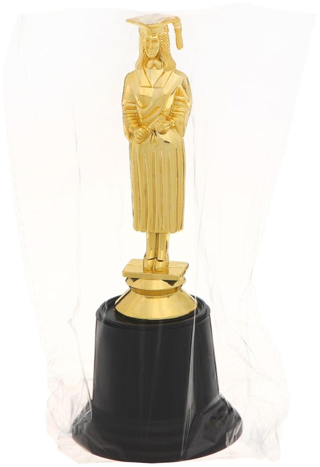 Фигура под нанесение «Выпускница», пластик, высота 17,5 см