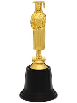Фигура под нанесение «Выпускница», пластик, высота 17,5 см
