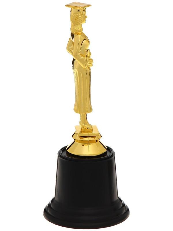 Фигура под нанесение «Выпускница», пластик, высота 17,5 см