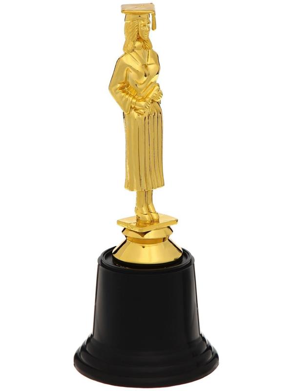 Фигура под нанесение «Выпускница», пластик, высота 17,5 см