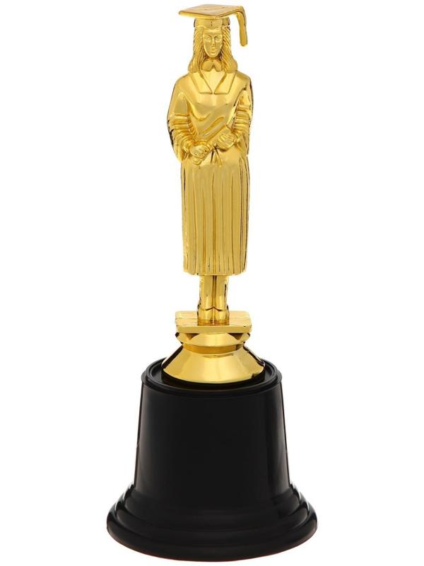 Фигура под нанесение «Выпускница», пластик, высота 17,5 см