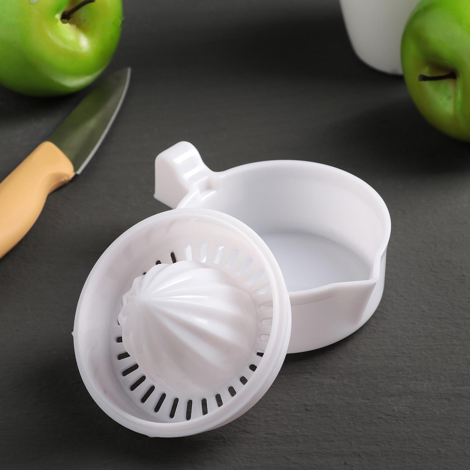 Соковыжималка Доляна, 11,5×8,5×9 см, цвет белый