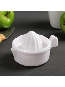 Соковыжималка Доляна, 11,5×8,5×9 см, цвет белый