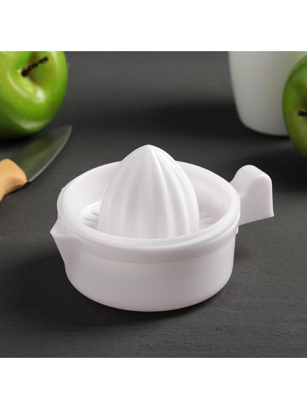 Соковыжималка Доляна, 11,5×8,5×9 см, цвет белый