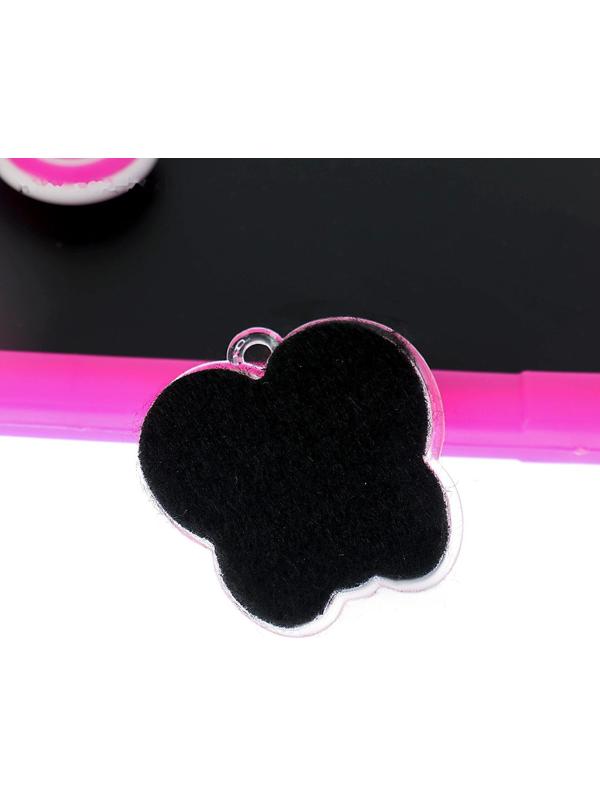 Доска магнитная двухсторонняя, под маркер и мел, губка, мел 3 шт., маркер, магниты 2 шт.