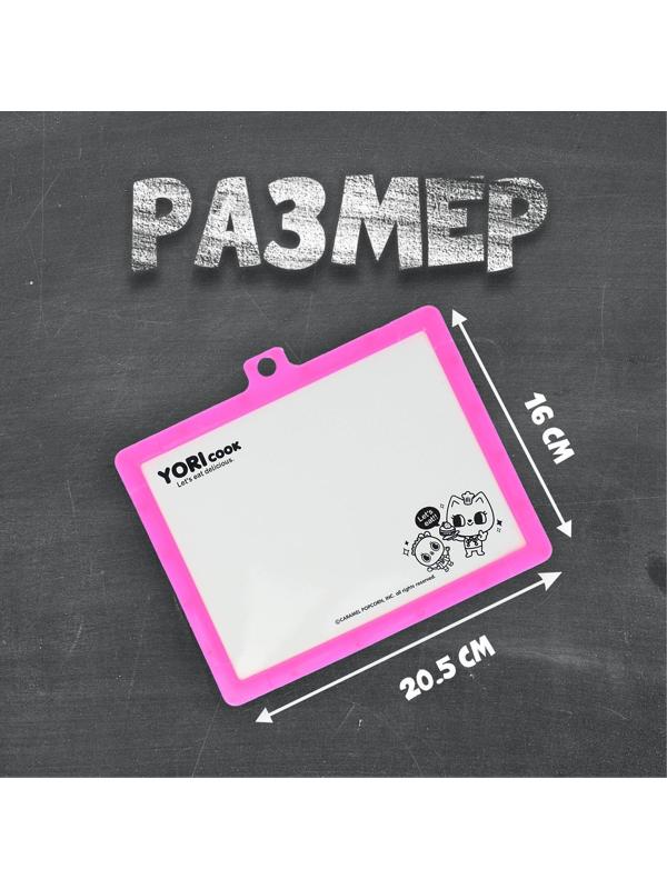 Доска магнитная двухсторонняя, под маркер и мел, губка, мел 3 шт., маркер, магниты 2 шт.