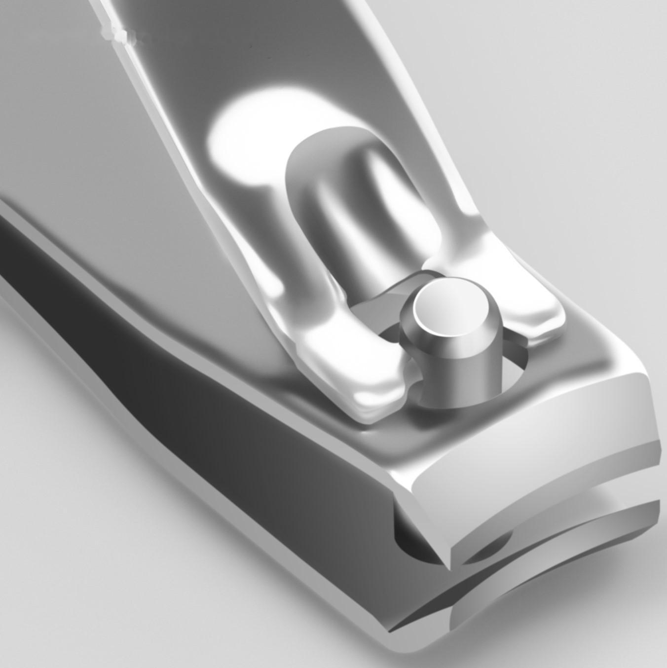 Кусачки-книпсер педикюрные, с пилкой, 7,6 см, цвет серебристый