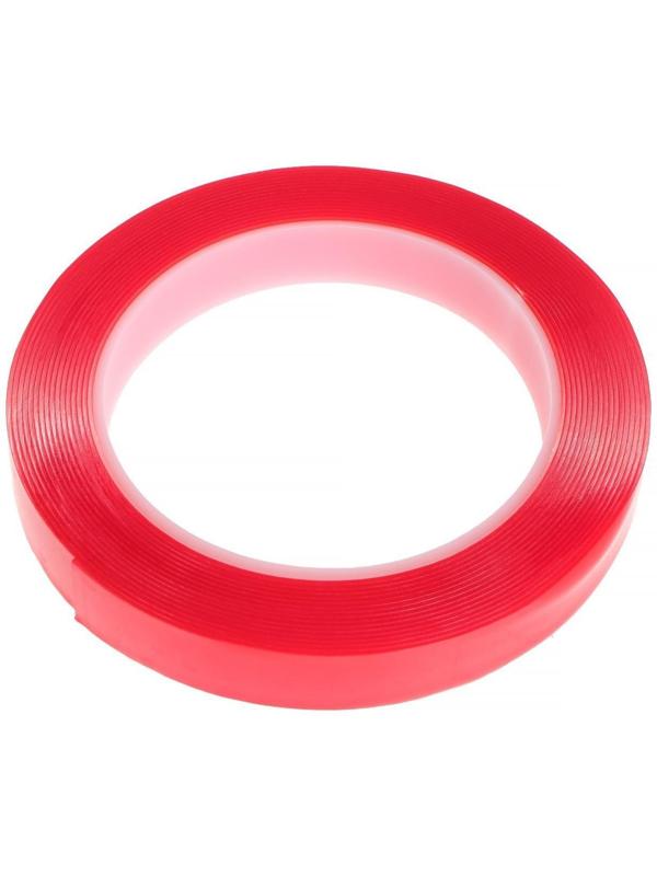 Клейкая лента TORSO, прозрачная, двусторонняя, акриловая, 6 мм х 5 м