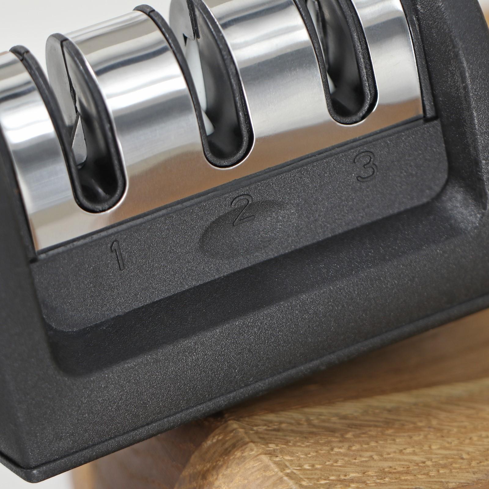 Точилка для ножей с полировкой «Ритм», 21×5×6 см, цвет МИКС