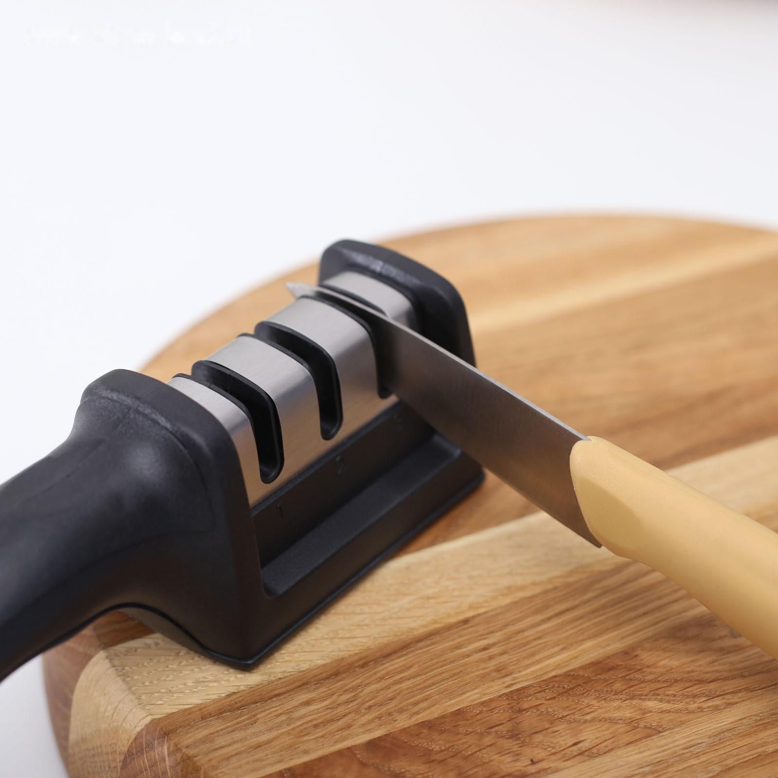 Точилка для ножей с полировкой «Ритм», 21×5×6 см, цвет МИКС