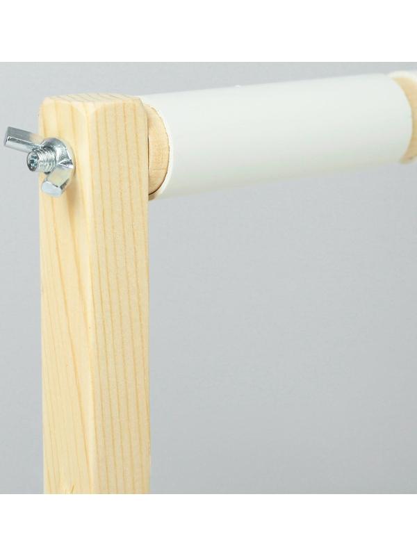 Пяльцы-рамка для вышивания, 20 × 20 см, цвет светлое дерево