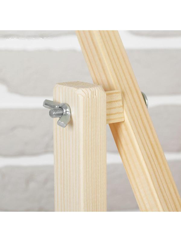 Пяльцы-рамка для вышивания, 20 × 30 см, с подставкой, цвет светлое дерево