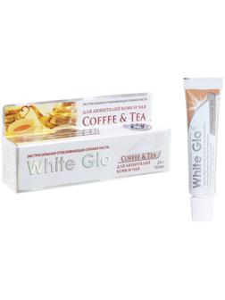 Отбеливающая зубная паста White Glo, для любителей кофе и чая, 24 г