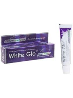 Отбеливающая зубная паста White Glo «2 в 1», 24 г