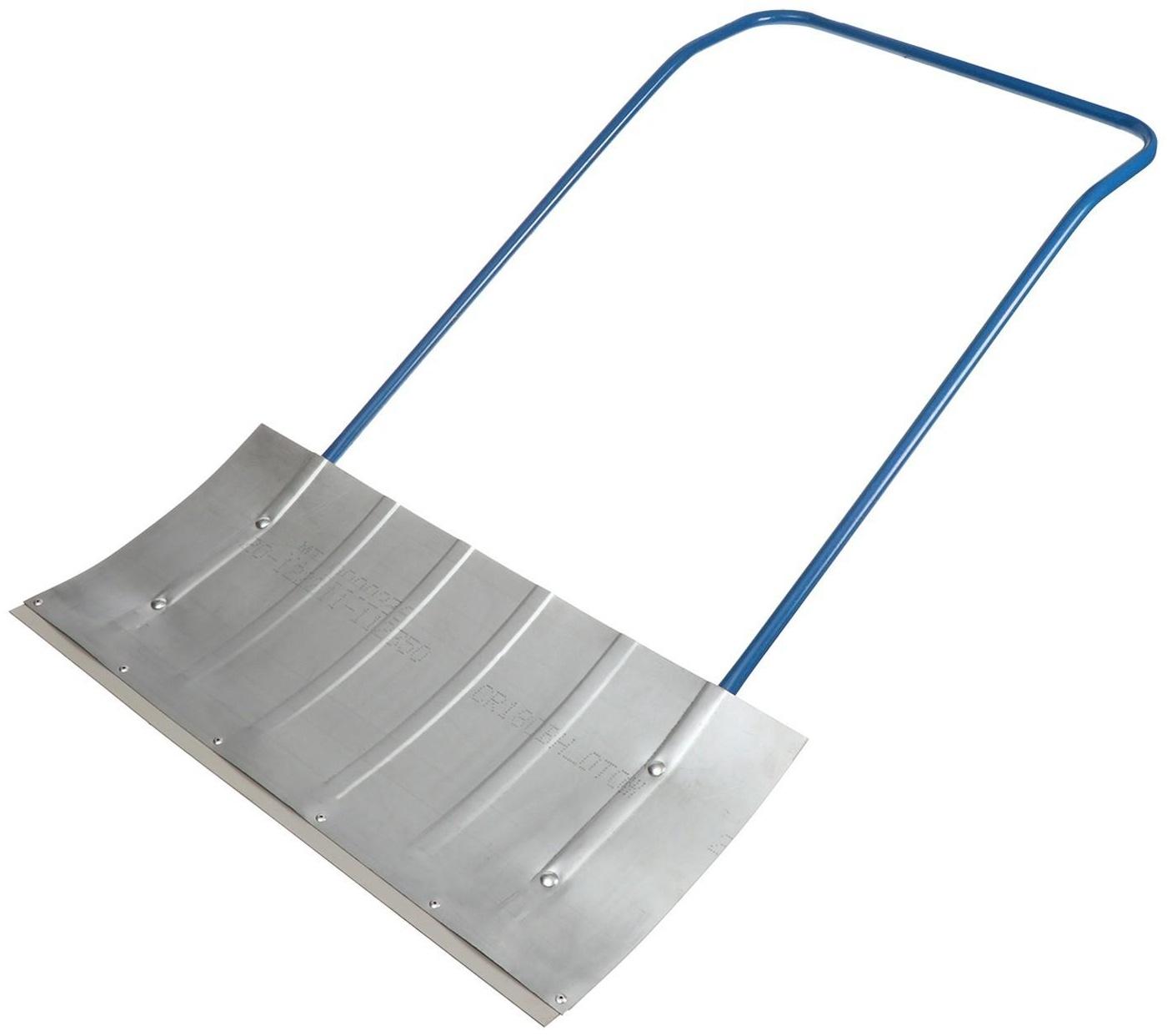 Движок оцинкованный, размер ковша 36 × 75 см, металлическая планка, ручка цвет МИКС