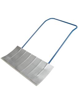 Движок оцинкованный, размер ковша 36 × 75 см, металлическая планка, ручка цвет МИКС