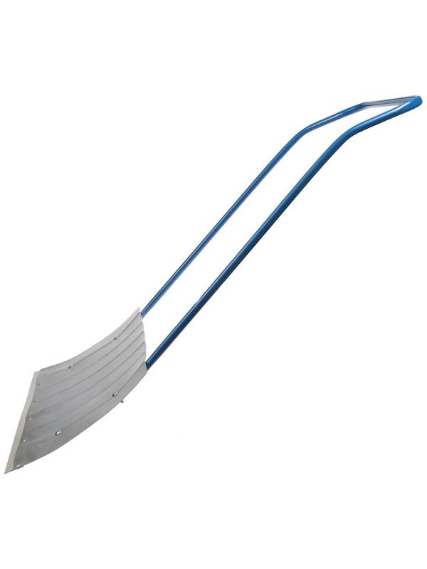 Движок оцинкованный, размер ковша 36 × 75 см, металлическая планка, ручка цвет МИКС