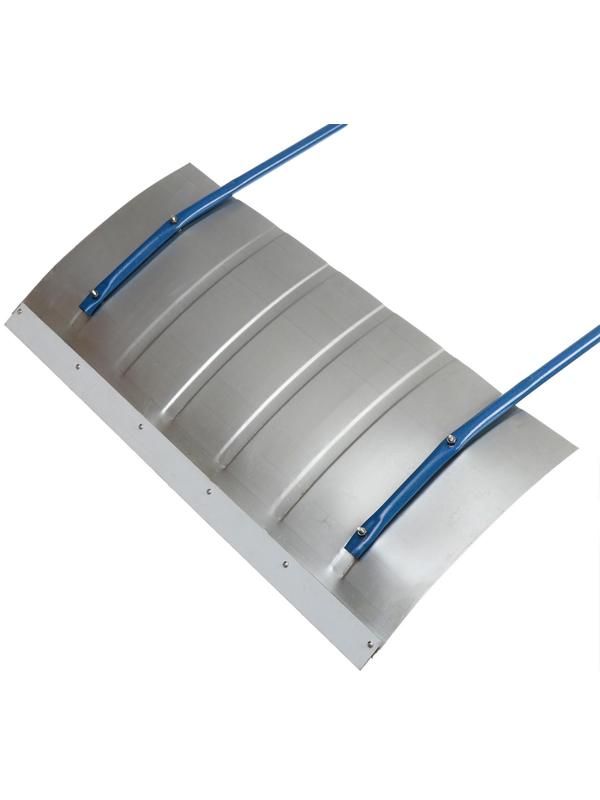 Движок оцинкованный, размер ковша 36 × 75 см, металлическая планка, ручка цвет МИКС