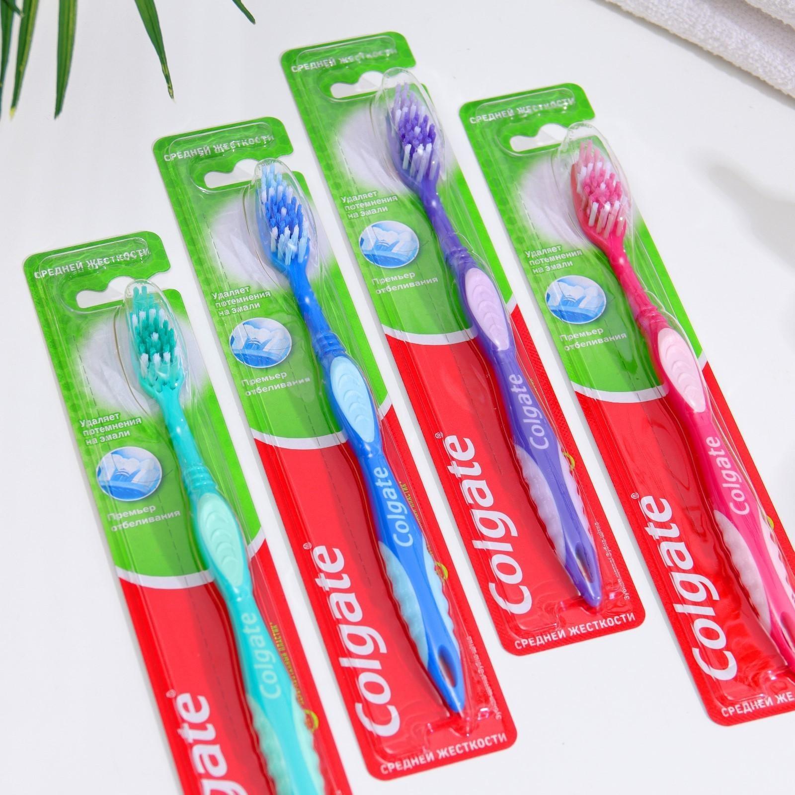 Зубная щётка Сolgate «Премьер отбеливания», средняя жесткость