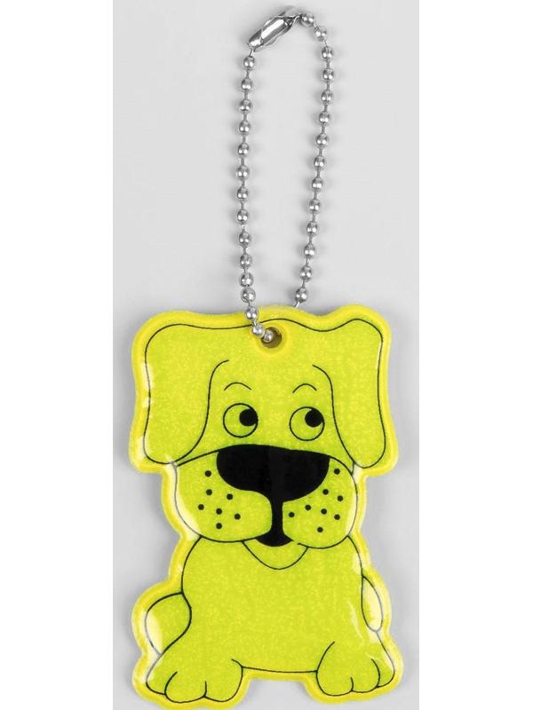 Светоотражающий элемент «Собака», двусторонний, 6 × 3,5 см , цвет МИКС