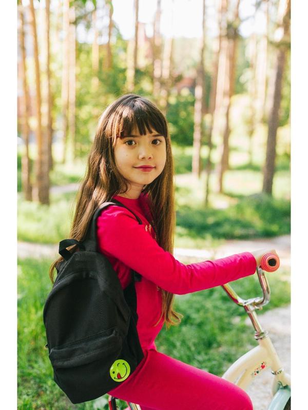 Светоотражающие наклейки «Смайлик», d = 5 см, 4 шт на листе, цвет жёлтый