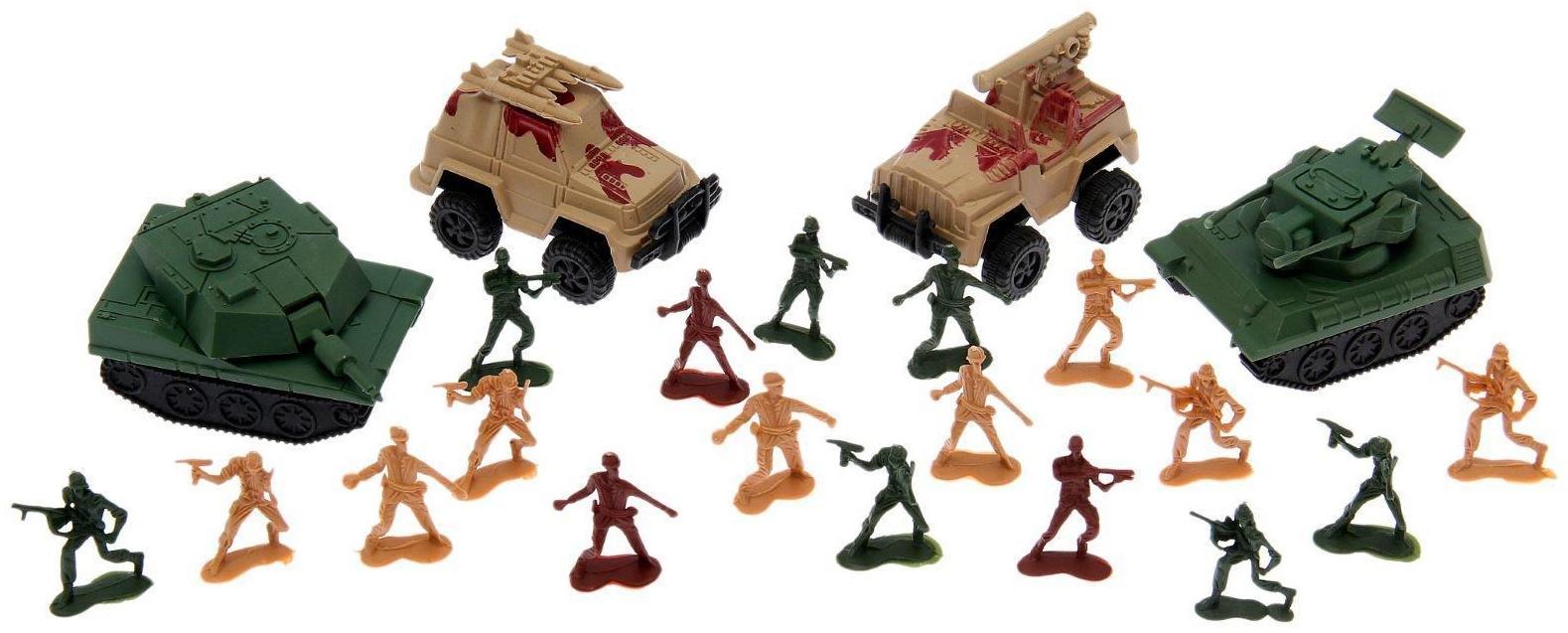 Набор солдатиков «Автоштурм», с техникой