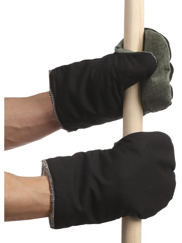 Рукавицы утеплённые, диагональ, утеплитель: двойной ватин, МИКС